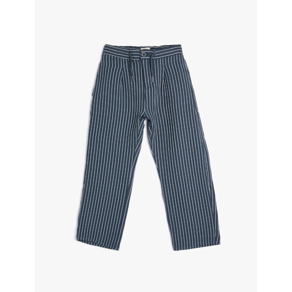 Drawstring Buttoned Trousers