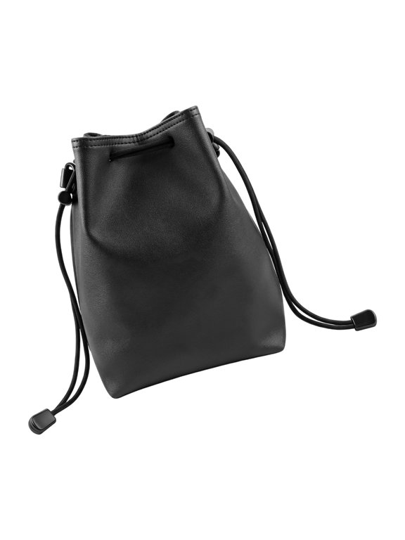 Drawstring Camera Carry , Soft Lined with Leather-Look Finish, Backpack Insert for Road Travel Days