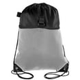 thumbnail image 1 of Drawstring Cinch Bag Backpack With Mesh Pocket Polyester Tote Sack, 1 of 4