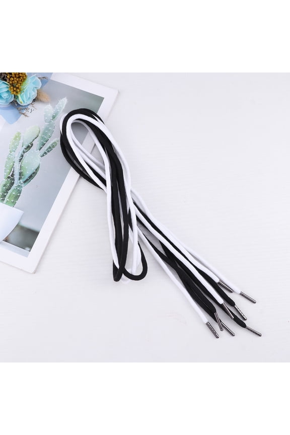 Cotton Drawstring Cord Rope Replacement for Hoodie, Pants, Sportswear - Elastic Thread for Sewing and Hat