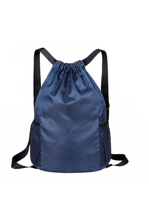Drawstring Fitness Bag Water Drawstring Backpack Light Weight Sports Bag Adjustable Strap For Climbing Hiking