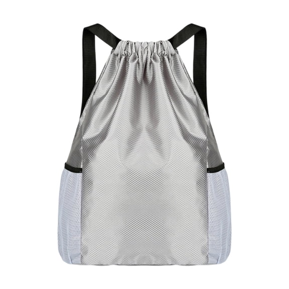 Drawstring Fitness Bag Water Drawstring Backpack Light Weight Sports Bag Adjustable Strap For Climbing Hiking