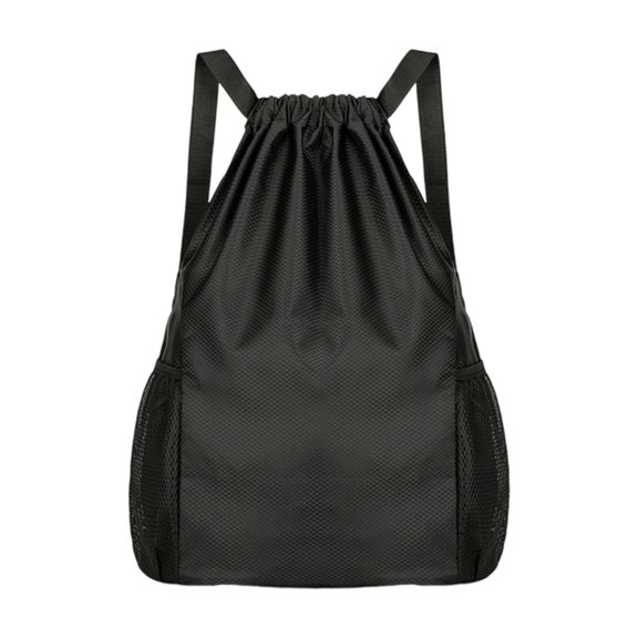Drawstring Fitness Bag Water Drawstring Backpack Light Weight Sports Bag Adjustable Strap For Climbing Hiking