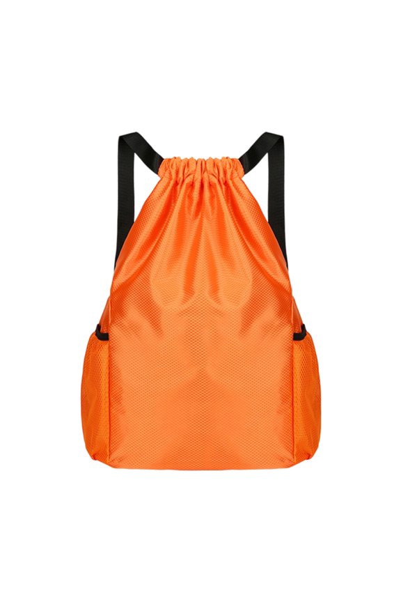 Drawstring Fitness Bag Water Drawstring Backpack Light Weight Sports Bag Adjustable Strap For Climbing Hiking