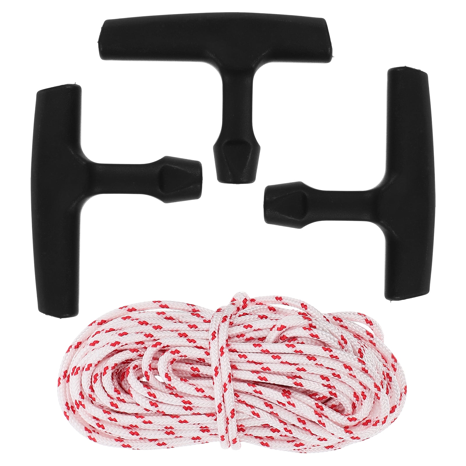 3-Pack Garage Door Emergency Release Pull Cord With Handle - 1 Meter Rope For Manual Opening