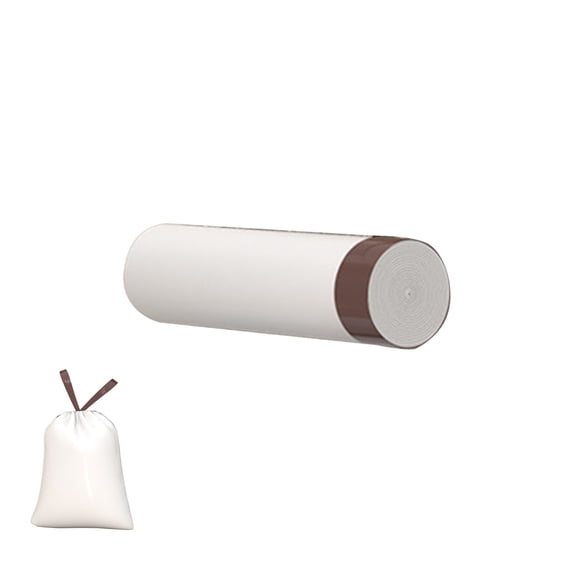 Drawstring Garbage Bags, Thick Durable Leak-proof Trash Bags, 4-6 Gallon Strong Rubbish Bags Wastebasket Liners for Home, Office