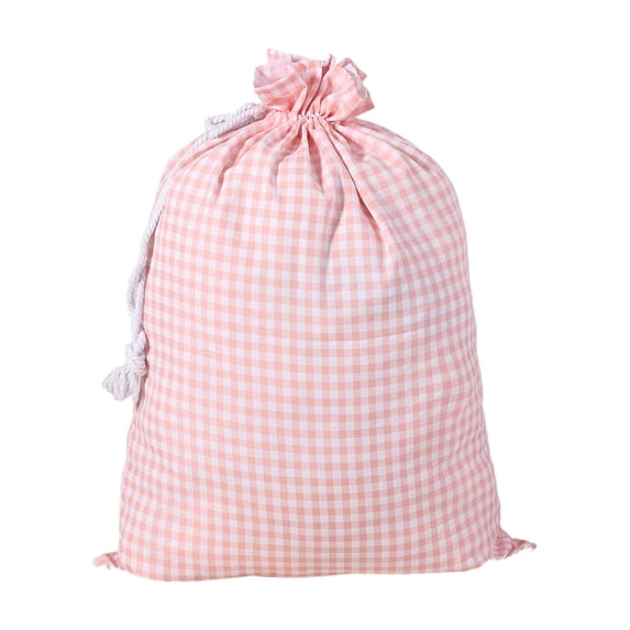 Drawstring Gift Bags, Large Christmas Storage Bag 27.5 X 19.6 Inches, Foldable Reusable Polyester Cotton Drawstring Pouch for Holiday Gift Wrapping, Party Supplies Storage