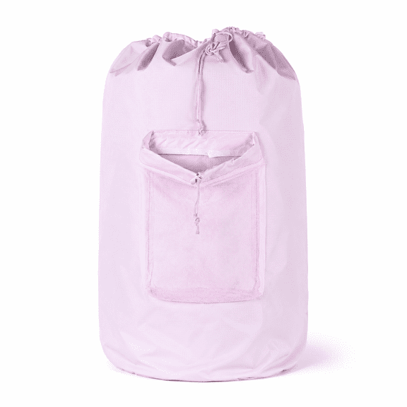 Drawstring Laundry Backpack Bag, Oxford Cloth Clothes Storage Sack, 27.2 x 14.6 in Portable Shoulder Laundry Bag for Dirty Clothes, Travel Packing, Closet Storage and Daily Use