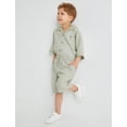 thumbnail image 1 of Drawstring Linen Shorts, 1 of 5