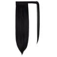 thumbnail image 1 of Drawstring Long Straight Ponytail Extension 28 inch Wrap Around Ponytail Synthetic Hair Extensions Clip in Ponytail Hairpiece for Women, Brown/Black, 160G (11colors), 1 of 8