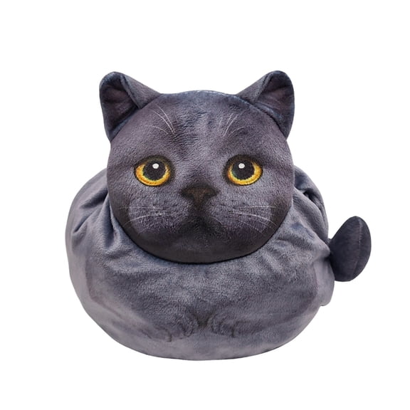 Drawstring Makeup Bag Cat Themed Travel Cosmetic Storage Pouch for Women Cat Lovers Flat Organizer