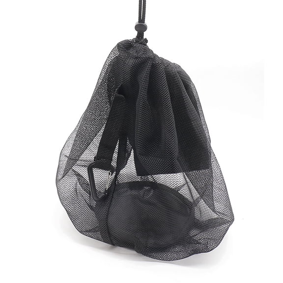 Drawstring Mesh Ball Storage Bag Sports Equipment Carry Sack for Basketball Soccer Volleyball Training School Gym Outdoor Use