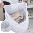 thumbnail image 1 of Drawstring Mesh Laundry Wash Bag for Delicates Large Machine Washable Lingerie Sweater Protector Sack for Bras Socks Sweaters Organization in Washer Dryer, 1 of 6