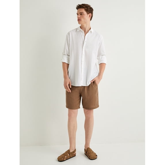 Drawstring Pocket Detail Shorts