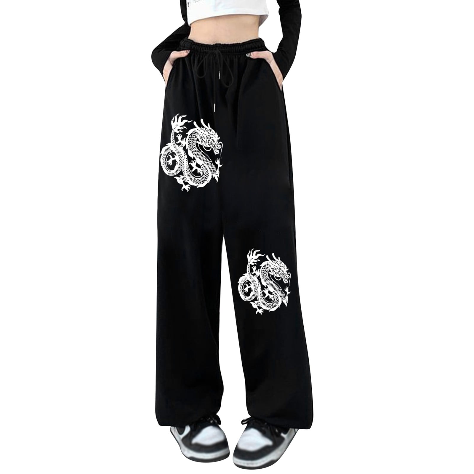 Dragon print joggers hotsell