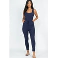 thumbnail image 1 of Drawstring Ribbed Sleeveless Jumpsuit, 1 of 11