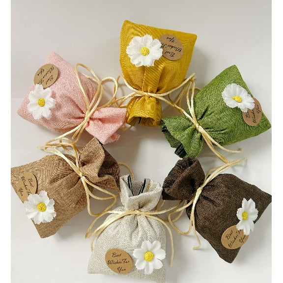 Drawstring Scented Pouch Air Fresheners, Flower Decoration,Empty Lavender Sachet Bags, Fragrance Bags for Wardrobe, Car Fresh Scent, Moth Protection ,Long-Lasting Fragrance for Home and Car 1PC
