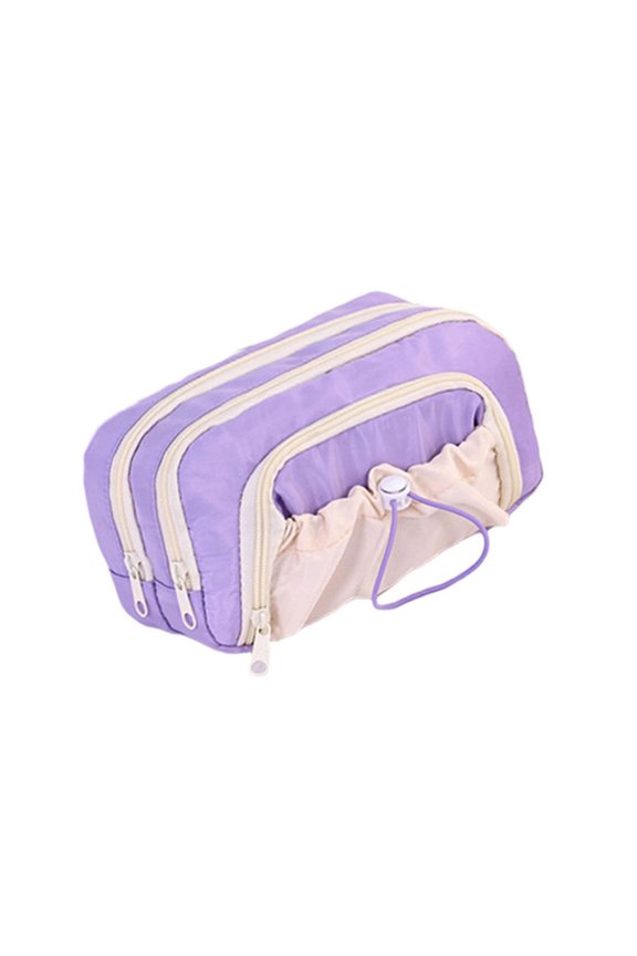 Drawstring School Pouches Multi Layer Organization Front Pocket Lovely Case School Perfect For Backpacks