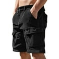 thumbnail image 1 of Drawstring Shorts – Casual 9 Inch Men’s Fit Summer Men's Casual Pocket Loose Retro Versatile Shorts, 1 of 4
