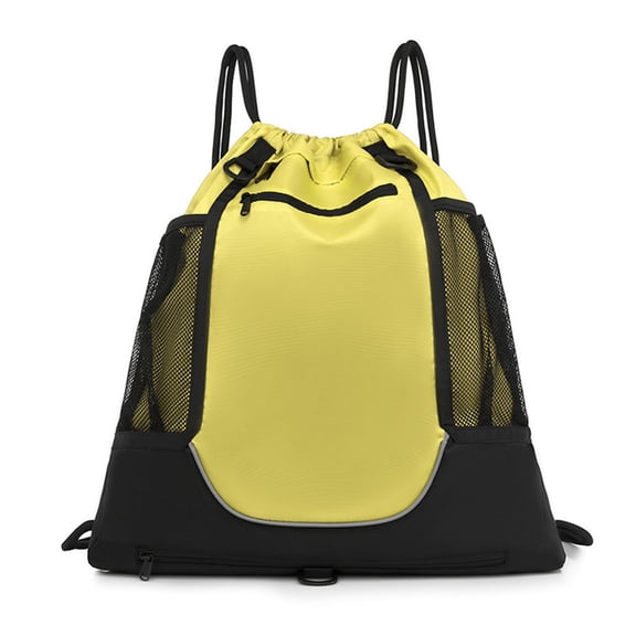 Drawstring Soccer Bag Basketball Backpack for Kids Teens, Foldable Sports Bags Detachable Ball Mesh Bag for Gym Yoga Football Baseballoniy bag