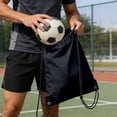 thumbnail image 1 of Drawstring Sports Ball Bag, Lightweight Polyester Ball Carry Backpack for Soccer Basketball Volleyball, Gym Practice and Outdoor Game Day Storage Sack, 1 of 6