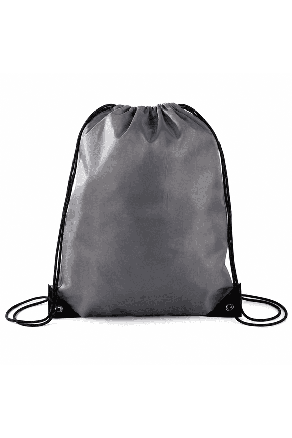 Drawstring Storage Bag Backpack, Polyester Lightweight Cinch Sack, Foldable Sport and Travel Bag with Quick-Draw Closure, Outdoor Gym and Hiking Carry