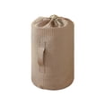 thumbnail image 1 of Drawstring Storage Bags, Non Woven Fabric Round Bottom Straight Tube Cylindrical Organizer Bags for Quilt, Toy, Clothing Organization, 19.68x9.44 Inches, 1-Pack, 1 of 7