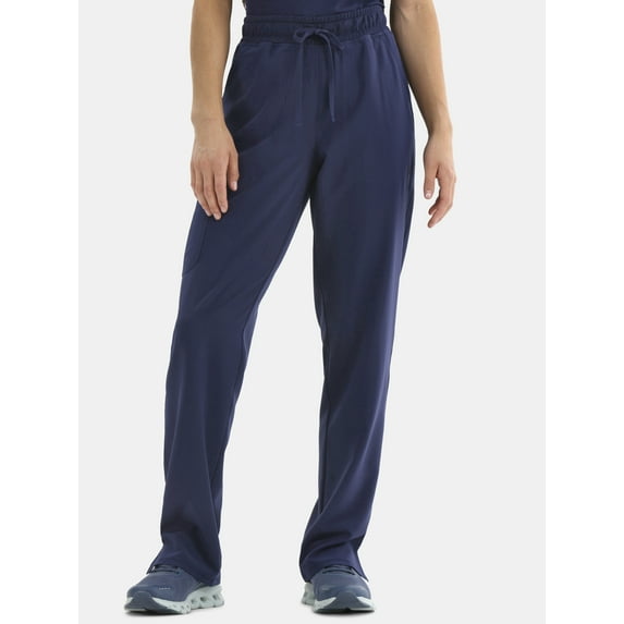 Scrubstar Performance Women’s Antimicrobial Drawstring Cargo Straight Leg Scrub Pant, Sizes XS–3XL
