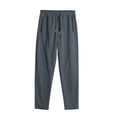 thumbnail image 1 of Drawstring Sweatpants for Man Strench Workout Pants Comfortable Outdoor Pants with Pockets Gray M, 1 of 4