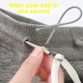 Drawstring Threader Tool 10pcs Flexible Rope Sewing Kit Multipurpose Threading Gadget for Fabric Clothing DIY Crafting Home Use Knitting Accessories