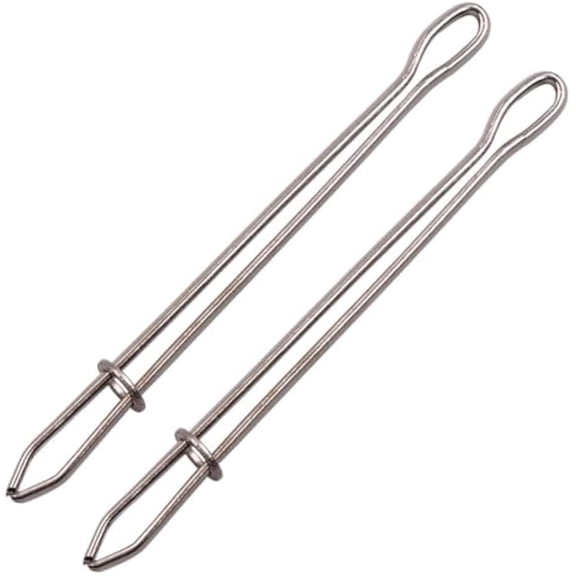 Drawstring Threader Tool, 2025 Upgrade Open Mouth Loop Turner for Garments, Dual-Purpose Threading Helper, Sewing Supplies for Hoodies, Pants, Belts (2)