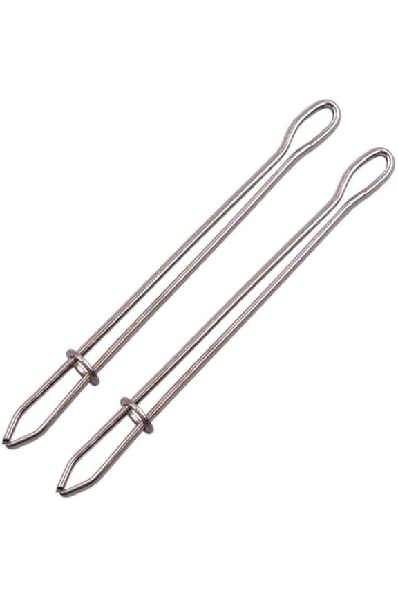 Drawstring Threader Tool, 2025 Upgrade Open Mouth Loop Turner for Garments, Dual-Purpose Threading Helper, Sewing Supplies for Hoodies, Pants, Belts (2)