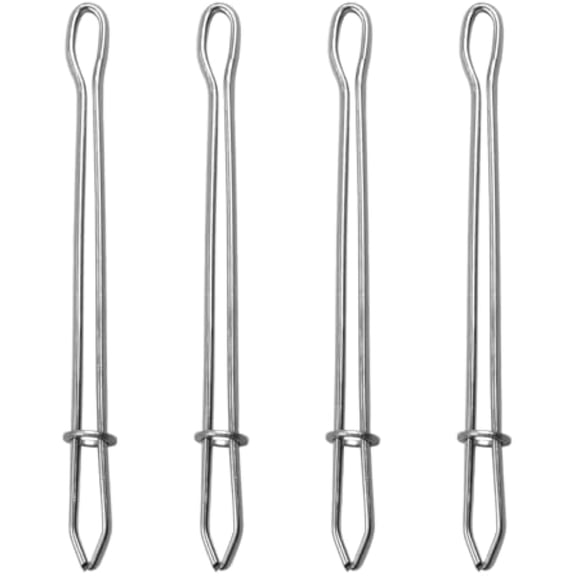 Drawstring Threader Tool, 2025 Upgrade Open Mouth Loop Turner for Garments, Dual-Purpose Threading Helper, Sewing Supplies for Hoodies, Pants, Belts (4)