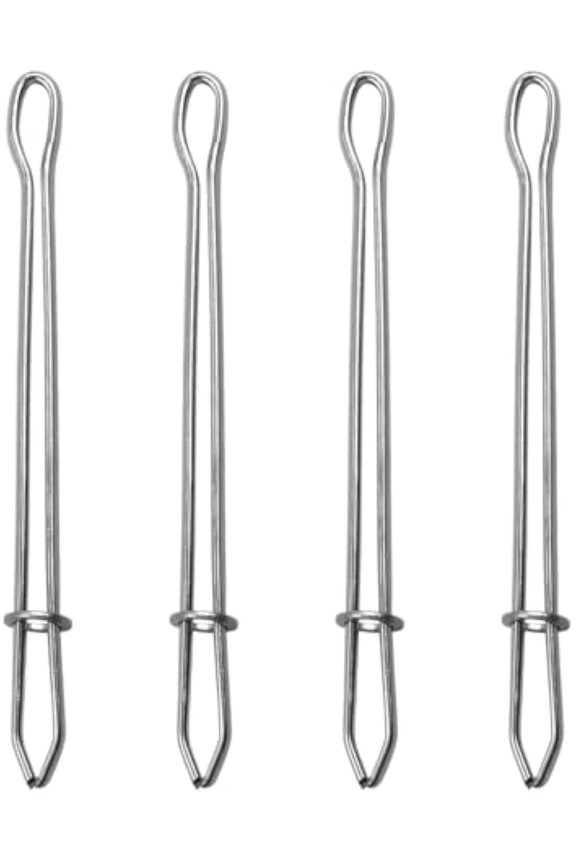 Drawstring Threader Tool, 2025 Upgrade Open Mouth Loop Turner for Garments, Dual-Purpose Threading Helper, Sewing Supplies for Hoodies, Pants, Belts (4)