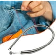 thumbnail image 1 of Drawstring Threader Tool Under $5! Kadlawus Flexible Drawstring Threader Tool, Sewing Loop Rope Threading Gadget for Belts, Bags, and Crafts, Multipurpose Stringing Tool with Spring Steel Design, 1 of 9