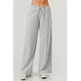 thumbnail image 1 of Drawstring Waist Fleece Lined Wide Leg Pants, 1 of 6