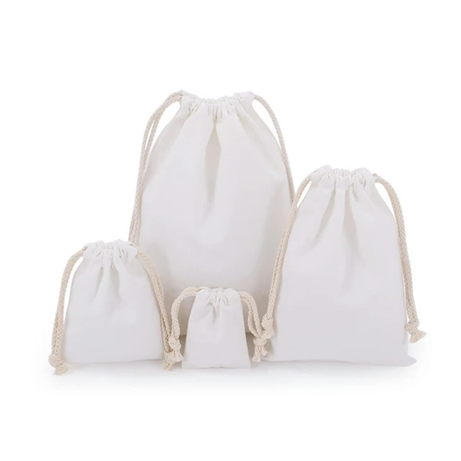 Drawstring bag Cotton Eco-Friendly bag folding Tote Portable Handbags ...