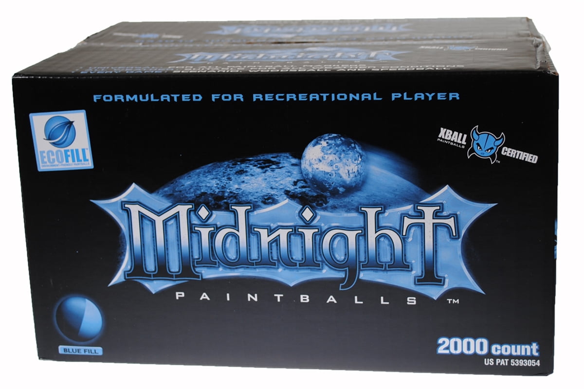 Draxxus Midnight 2,000 count Paintballs with Blue Shell and Draxxus Midnight 2,000 count Paintballs with Blue Shell and