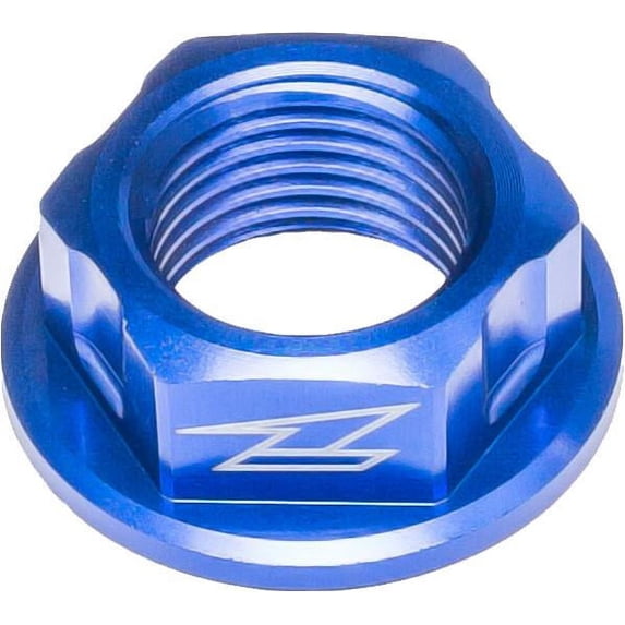 Drc ZE93-8016 Aluminum Axle Front Nuts/Bolts - Blue