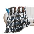 Dre_am Te_am USA Basketball 2024 Fan Soft Anime Throw Blanket Durable