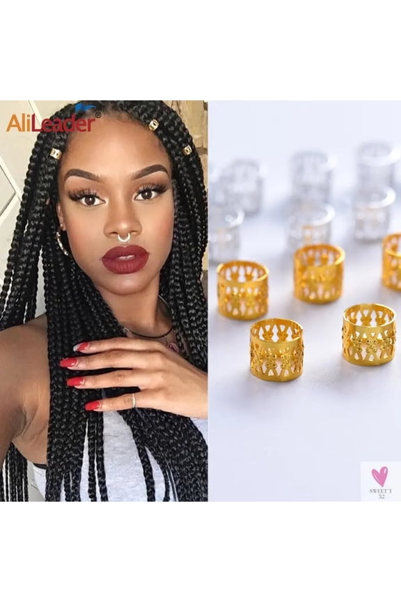 Dreadlock Rings & Tubes - DIY Hair Braid Accessories for Men and Women - Unisex