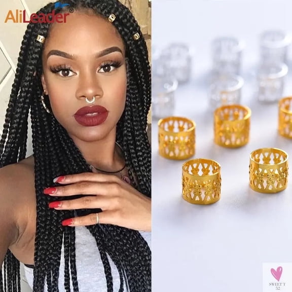 Dreadlock Rings & Tubes - DIY Hair Braid Accessories for Men and Women - Unisex