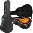 thumbnail image 1 of Dreadnought Acoustic Guitar Hardshell Case with Accessory Compartment - Black, 1 of 6