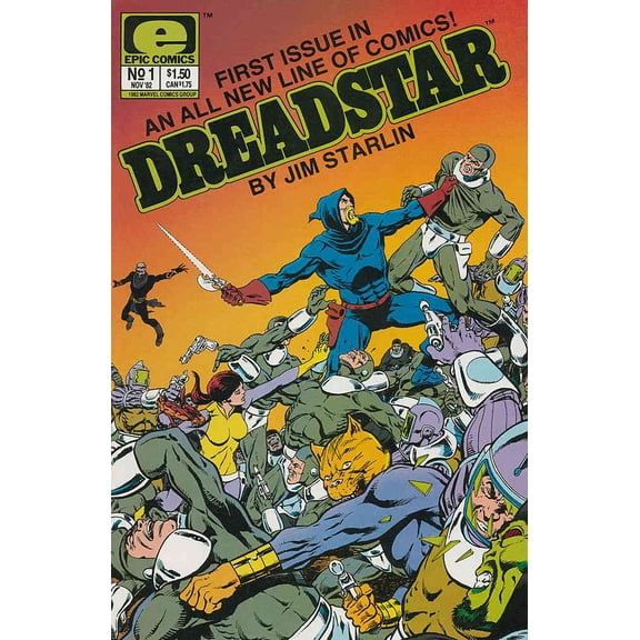 Dreadstar #1 VF ; Epic Comic Book