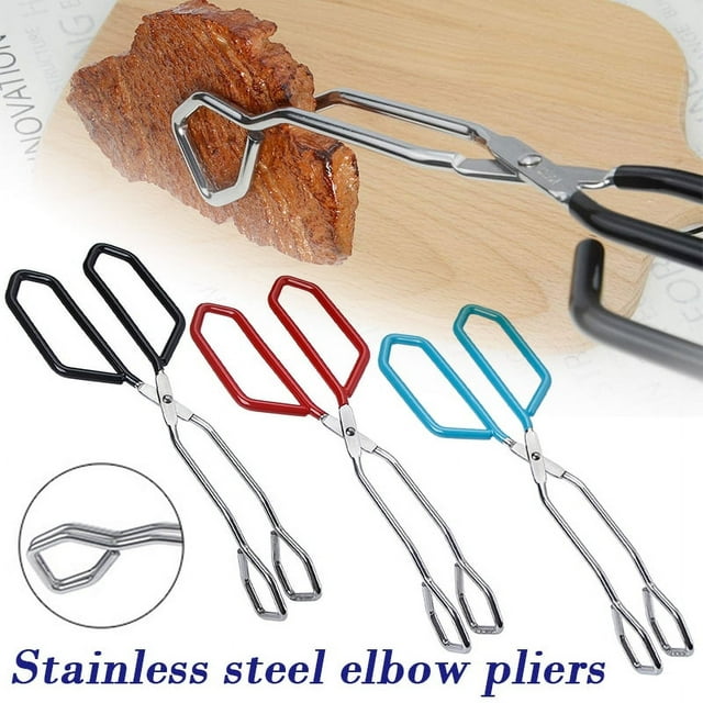 Dreafly Scissor Tongs Stainless Steel Food Tongs with Wrap Handle