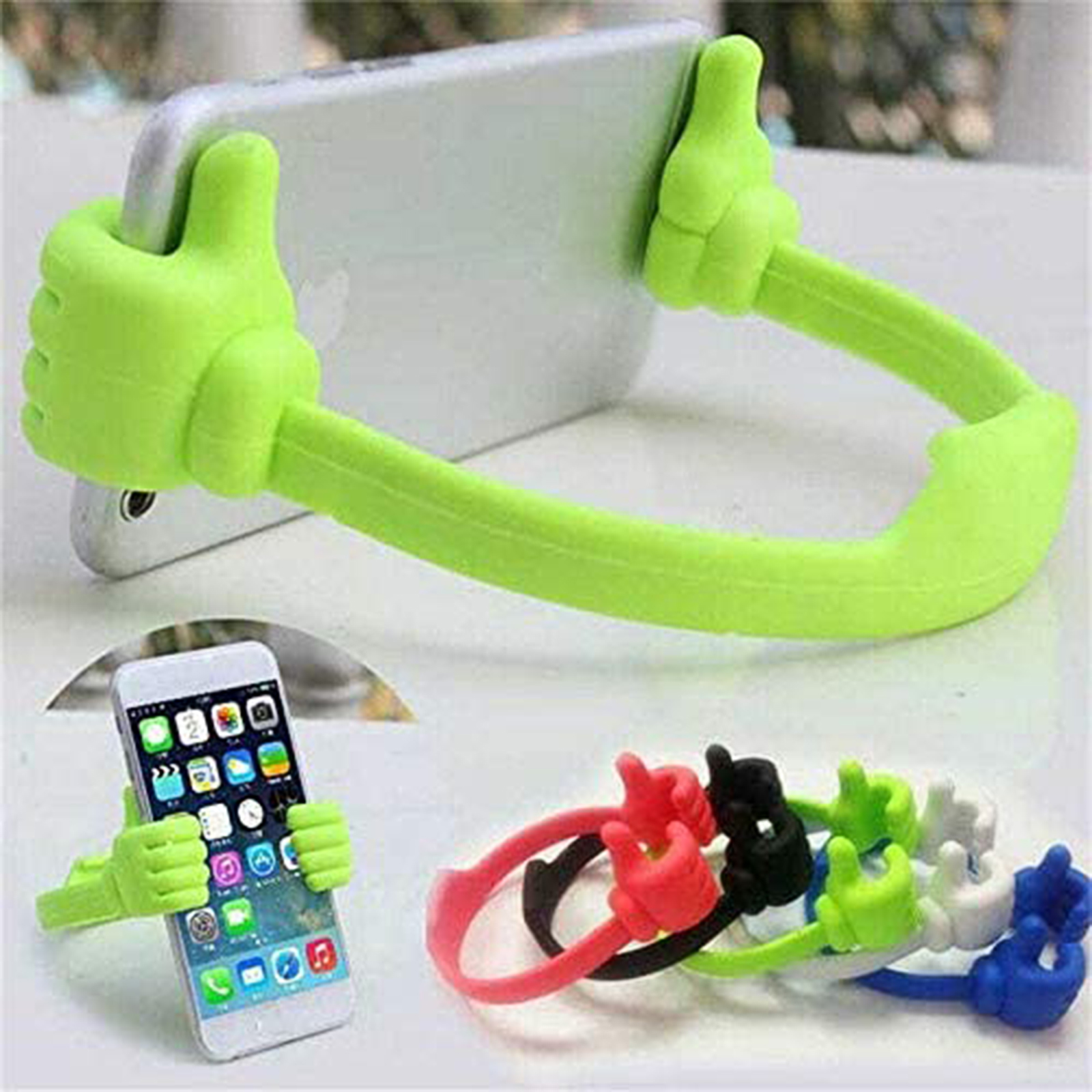 Dreafly Thumbs Up Mobile Cell Phone Holder Movie Watching Lazy Bed