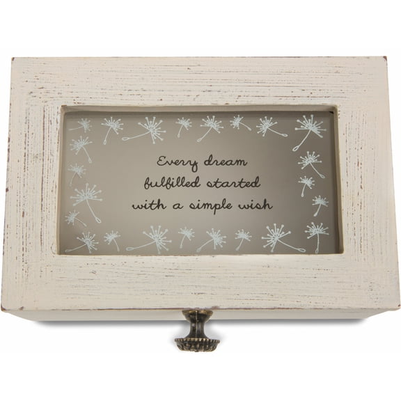 Pavilion Gift Company - Dream - 6" x 4" x 3" Wish Box