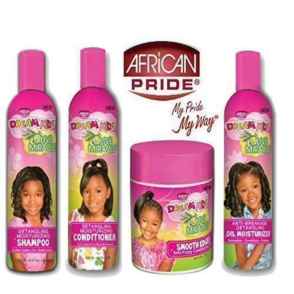 African Pride Dream Kids Olive Miracle Hair Oil Moisturizer, Detangling ...
