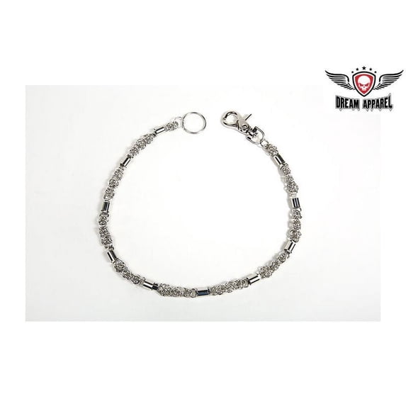 Dream Apparel 25" Pants Keychain, Biker Chain Motorcycle Wallet Chain with Keyring