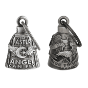 Dream Apparel  2Pack Motorcycle Bells for Biker Good Luck Riding Bells with Hanger Motorcycle Accessory or Keychain for Luck